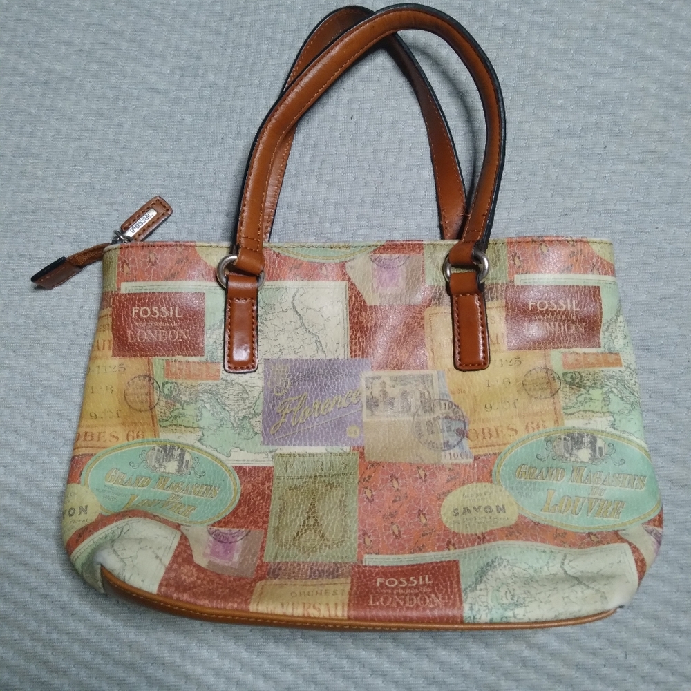 Fossil Leather Purse, Vos Photos De London